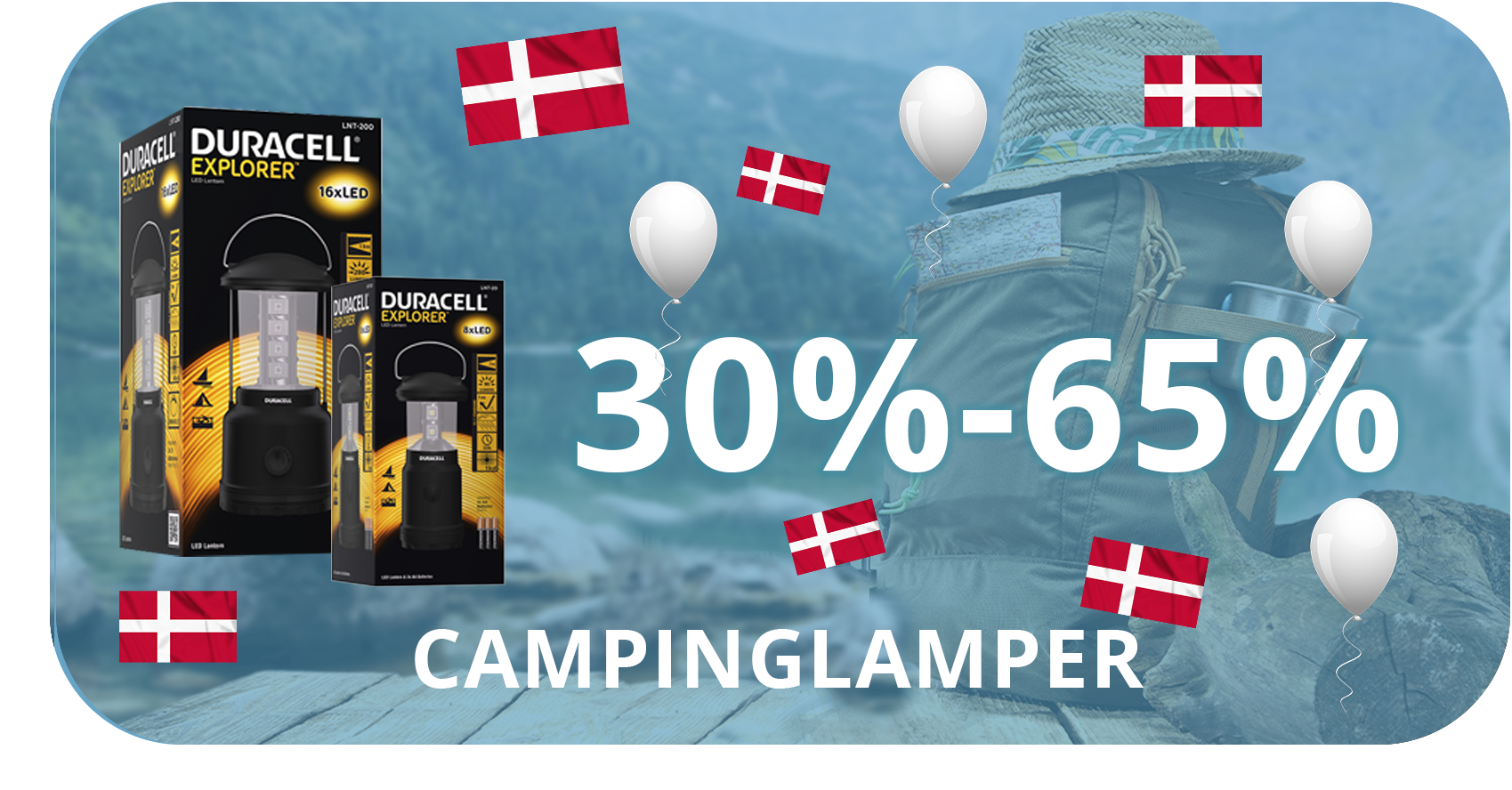 Fødselsdag 23 campinglamper 